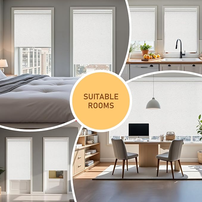 Customize Cordless Roller Shades Blackout Blinds - Image 8