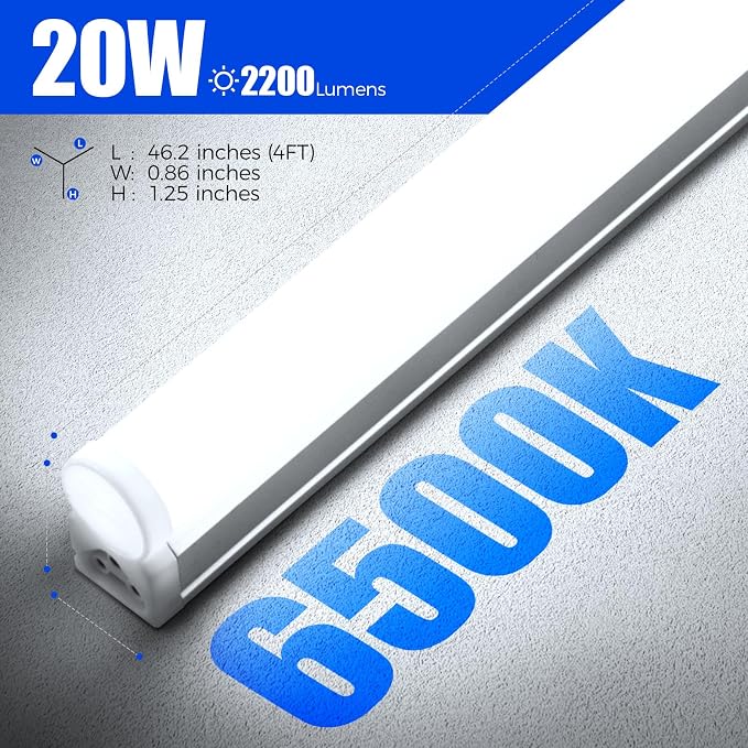 Barrina T5 4FT LED Shop Light, Ceiling Commercial Bay Light - Image 7