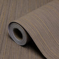 Brown Grasscloth Peel and Stick Wallpaper A Set of 23.6" X 480" Self-Adhesive by Biyoeepeelstickwallpaper