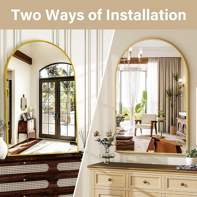 HARRITPURE Arched Bathroom Mirror - Image 5