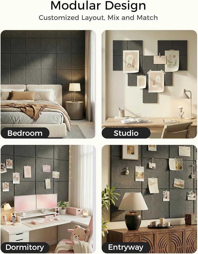 Aothia Felt Bulletin Board Tiles - Image 4