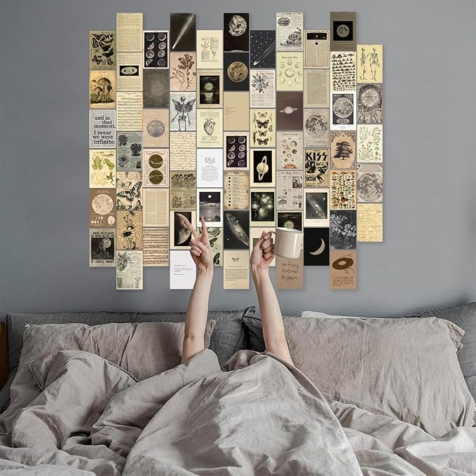 KBKBART Vintage Wall Collage Kit Aesthetic Pictures, Cute Photo Collage Posters - Image 3
