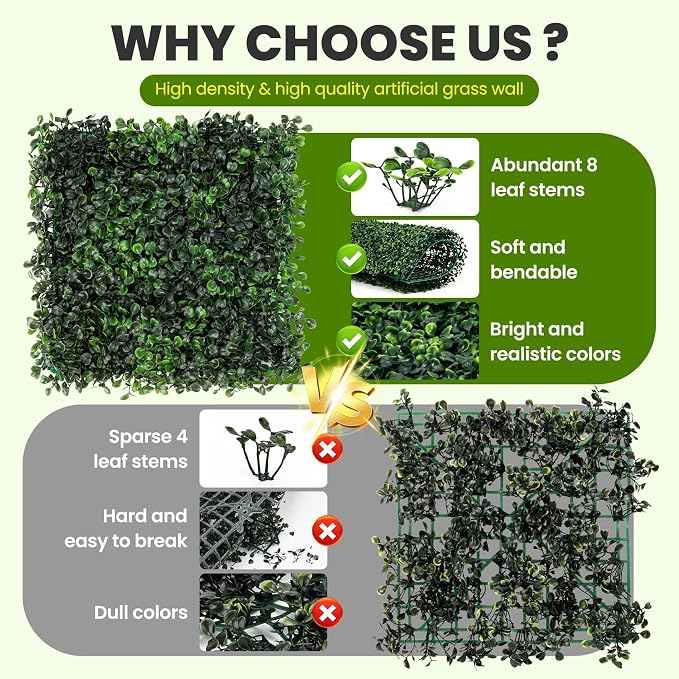 KASZOO Artificial Grass Wall Panel - Image 3