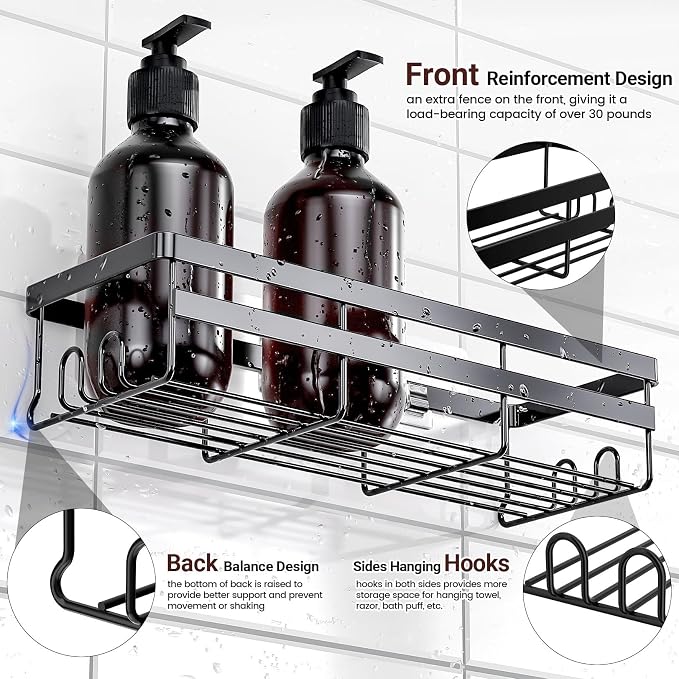 WOWBOX Shower Caddies 2 Pack - Image 4