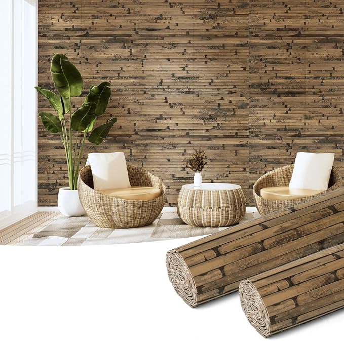 Art3d Natural Bamboo Wall Panel by Art3d