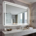 EOGOW LED Bathroom Mirror with Lights, 3 Colors Bathroom Mirror, Wall Mounted by EOGOW