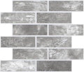 16-Pack 3D Faux Brick Acoustic Wall Panels, 11.8" x 11.8" PET Soundproof & by premiumqualitypeelandsticktile