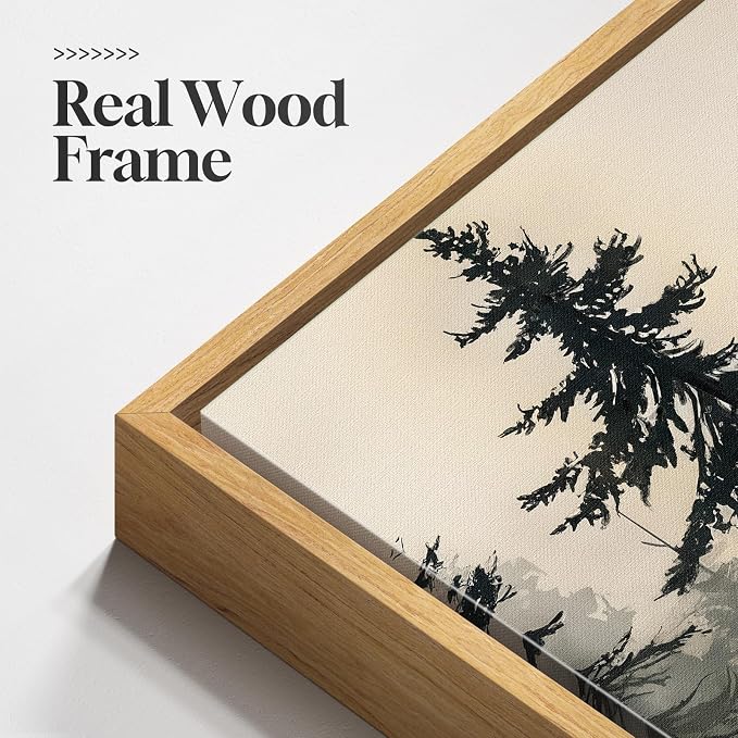 Framed Forest Landscape Wall Art - Image 5