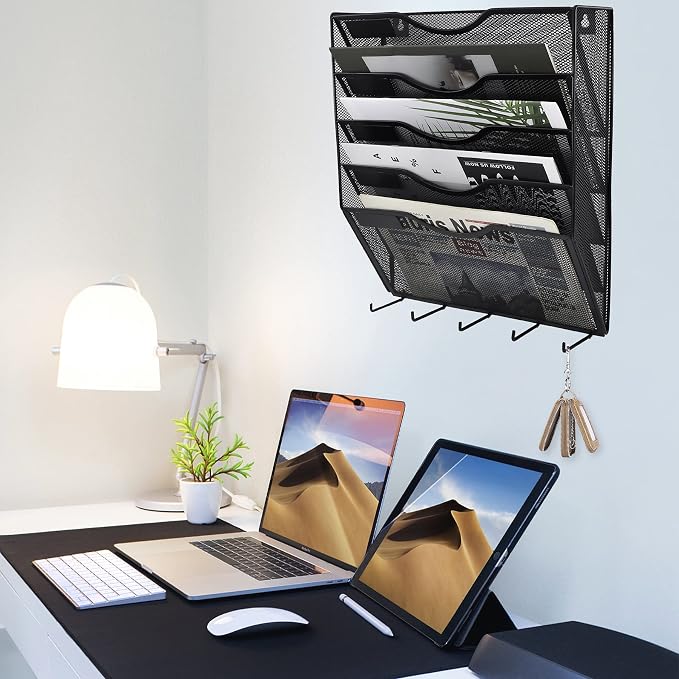 EASEPRES 5 Pocket Mesh Hanging File Organizer - Image 6