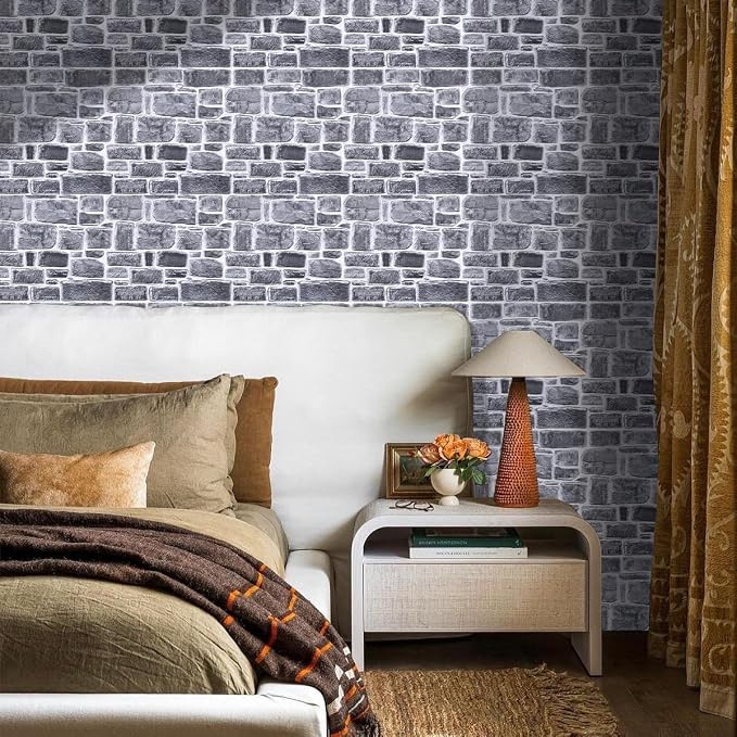 Commomy 3D Faux Stone Wall Panel Peel and Stick Wall Tiles - Image 8