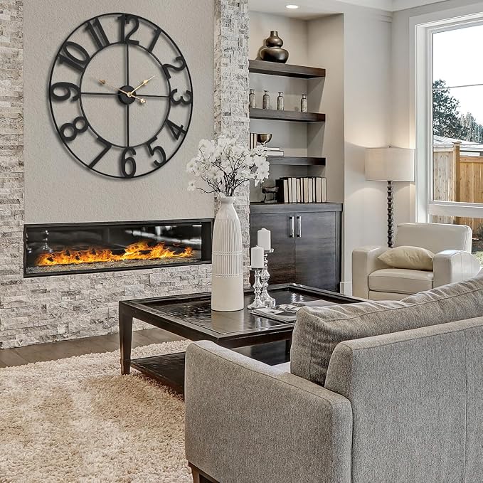 Sorbus Large Wall Clock for Living Room Decor - Image 2