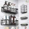 EUDELE Adhesive Shower Caddy, 5 Pack Rustproof Stainless Steel Bath Organizers by EUDELE