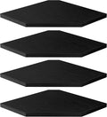 Corner Shelves 4-Pack for Bathroom & Kitchen, Space-Saving Floating Corner Wall by Unknown