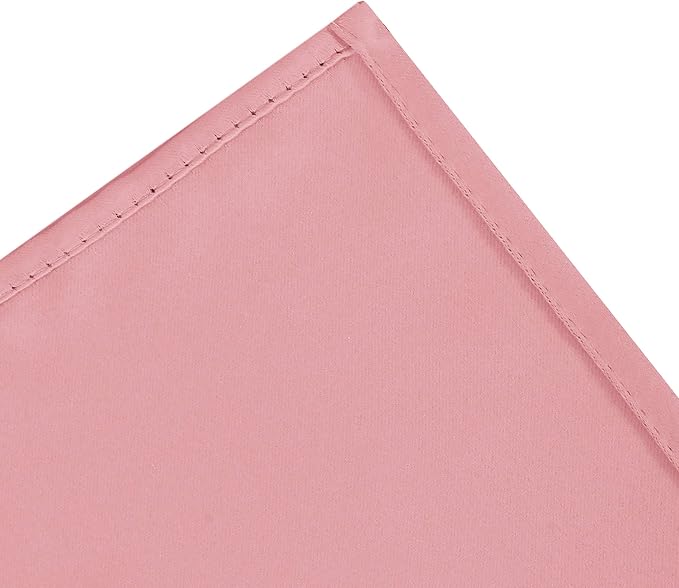 LEMOMO Pink Blackout Curtains 40 x 63 Inch Length/Set of 2 Curtain - Image 8