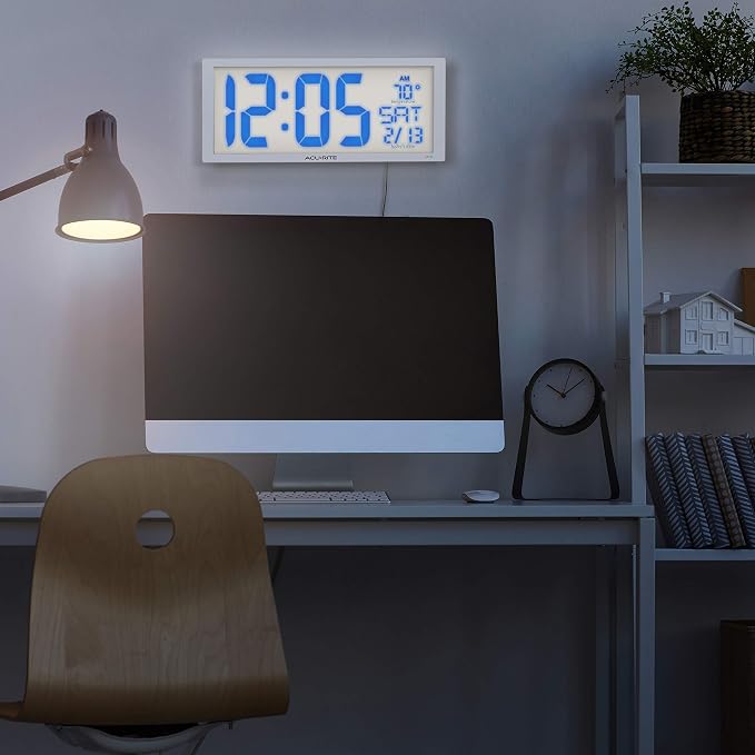 AcuRite 14.5" Oversized, Day of the Week, and Date - Image 5