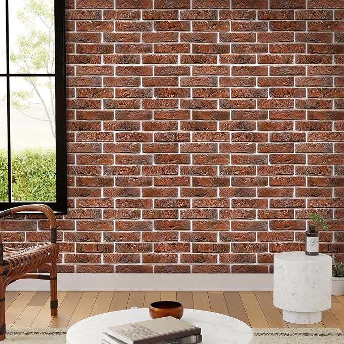 Commomy 3D Brick Wall Panels Peel and Stick - Image 7