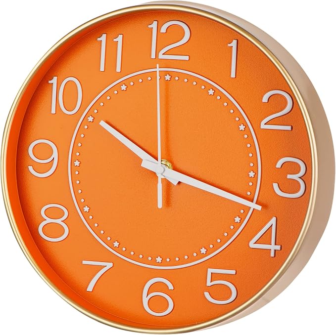 HZDHCLH Small Wall Clocks Battery Operated, Quartz Movement, Silent Non Ticking - Image 2