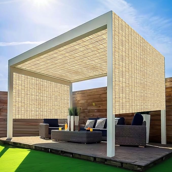 Reed Fencing Rolls, Bamboo Screens Outdoor - Image 6