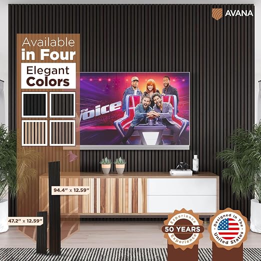 Avana Modern Acoustic Wood Wall Panels – 47.2 x 12.6 Inch Smoke Oak Acoustic - Image 7