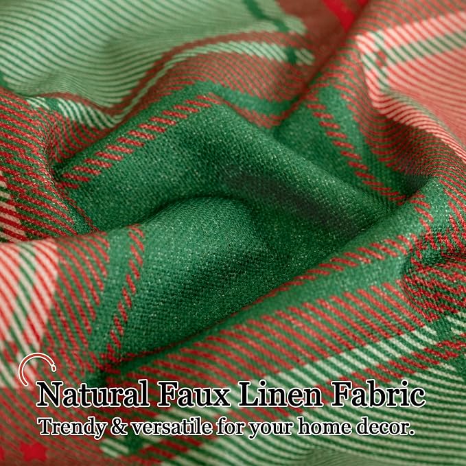 Lajode Red and Green Curtains for Living Room - Image 4