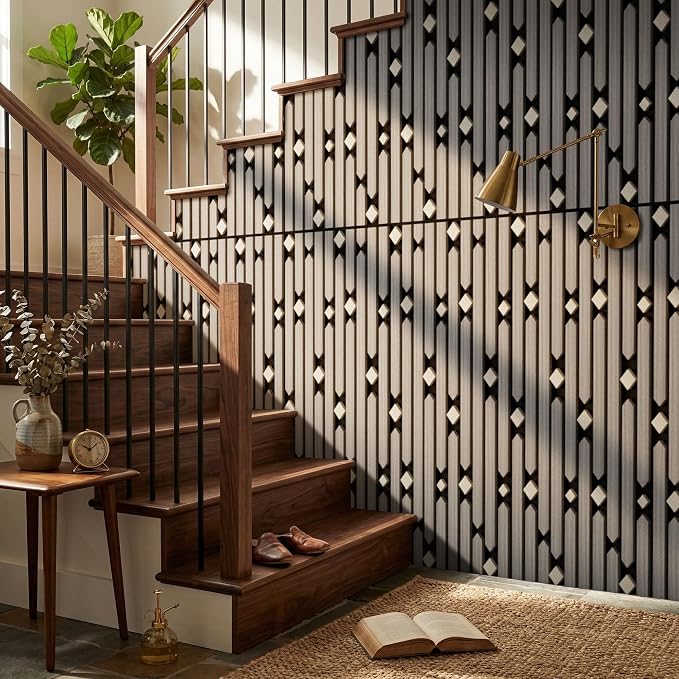 PVC Acoustic Wall Panels, Geometric Sound-Reducing Panels - Image 2