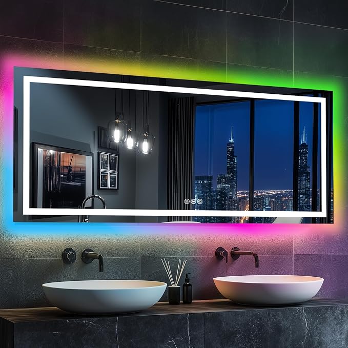 Antok 28"x 60" LED Bathroom Mirror - Image 3