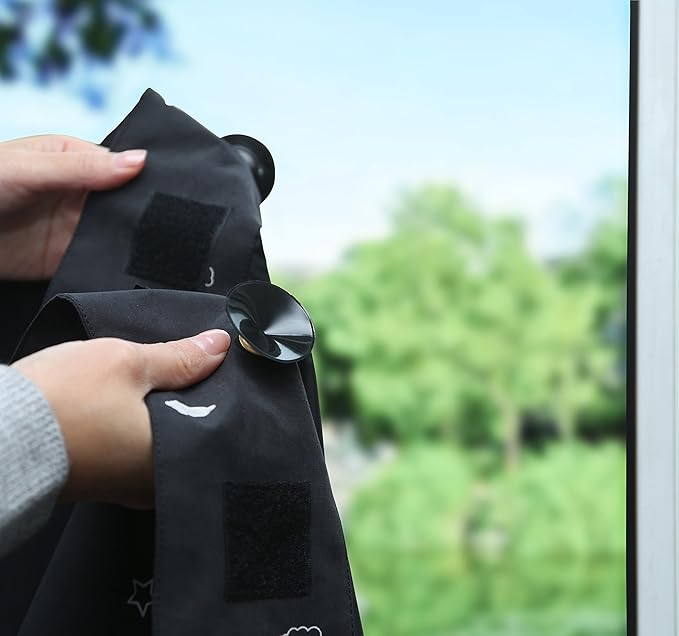 Amazon Basics Portable Room Darkening Blackout Curtain Shade - Image 6