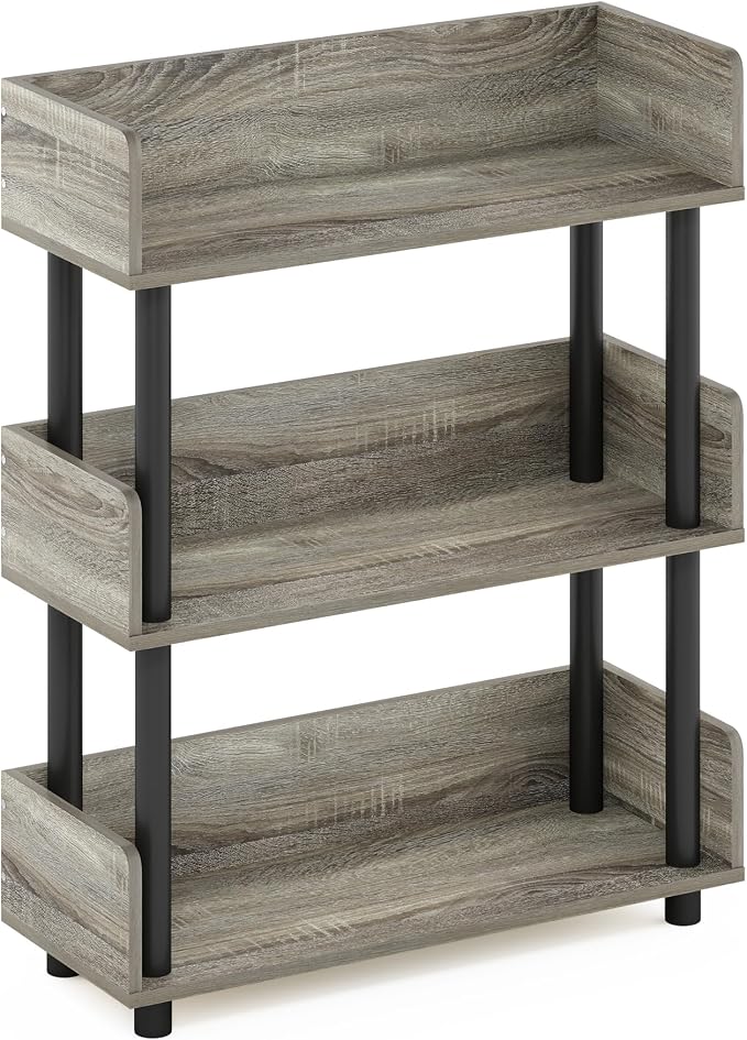 Furinno TURN-N-TUBE Display Shelf, 3-Tier Storage Shelves - Image 5