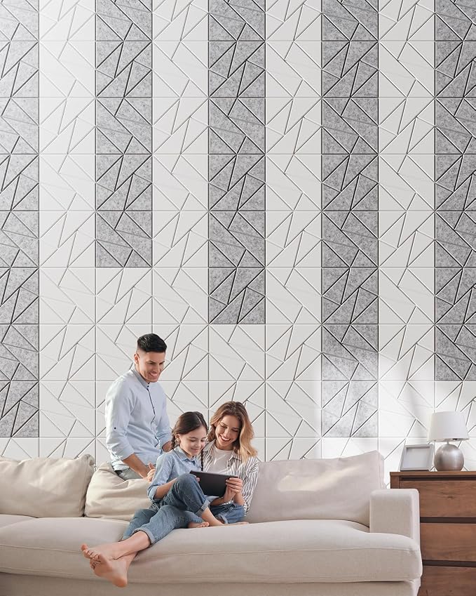 18-Pack Acoustic Panels, Peel & Stick Sound Proof Foam Panels - Image 7