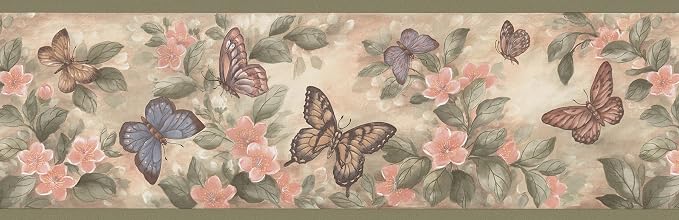 Brewster Home Fashions 137B38634 Kitchen Bath Bed Resource III Butterflies Wall by Unknown