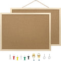 2 Pack Cork Board Bulletin Board, 15.7"X 11.81" inches by BGJRBY