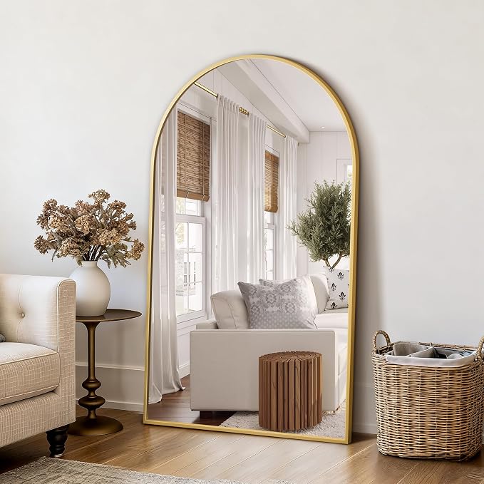 Arched Bathroom Mirror for Wall, HD Glass Over Sink for Bathroom - Image 5