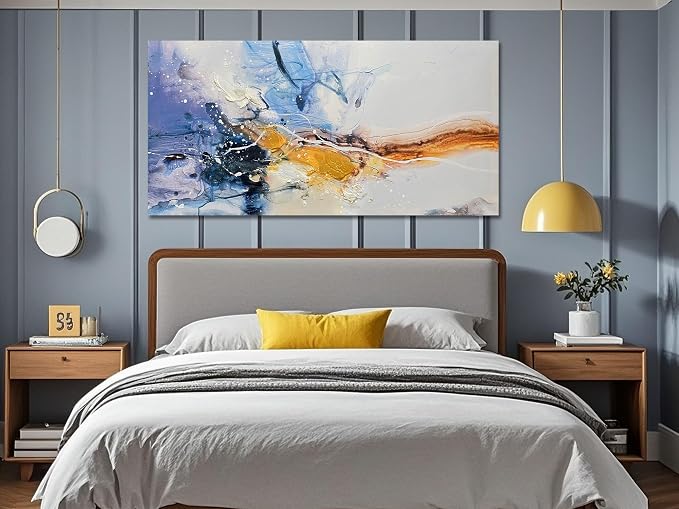 Ardemy Abstract Wall Art Modern Canvas Painting Living Room, Textured Bedroom - Image 6