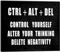 Pyradecor Motivational CTRL+ALT+DEL Classroom Positive Quotes Inspirational by Pyradecor