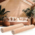 Juexica 2 Pcs Natural Bamboo Wall Panel 16 x 96 Inch Bamboo Covering Renewable by Juexica