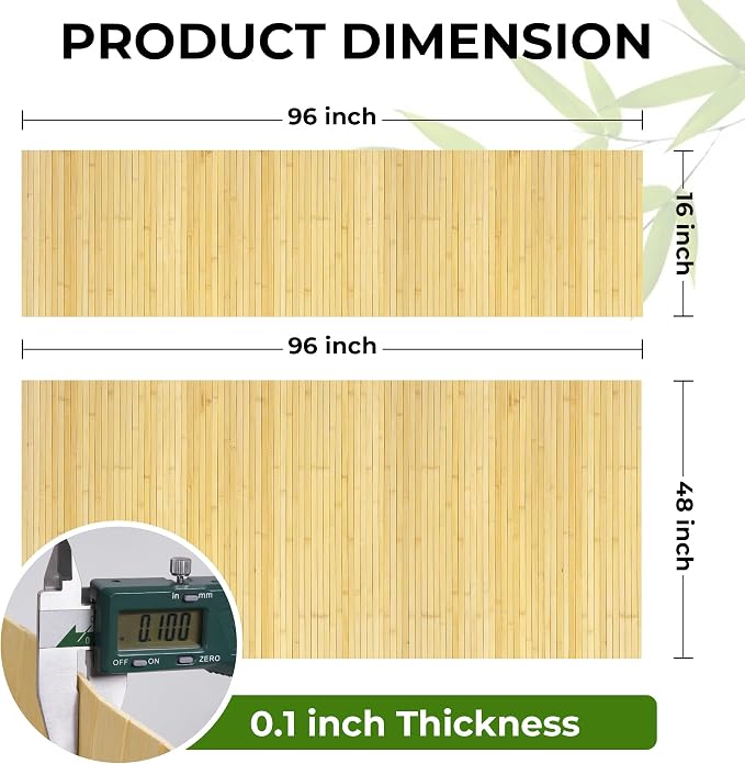 Bamboo Wall Panel, Peel and Stick wall Panels, paneles decorativos para pared - Image 8