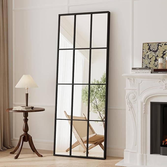 Mirror Full Length, Farmhouse Standing Mirrors Hanging or Leaning by ZMYCZ