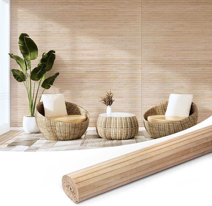 Art3d Natural Bamboo Wall Panel by Art3d
