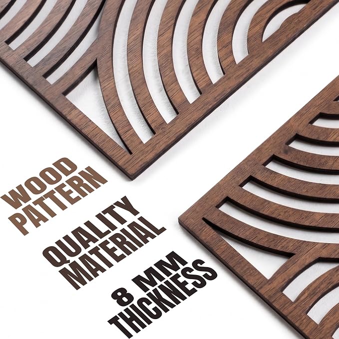 qmmp Modern Wooden Wall Sculptures - Image 5