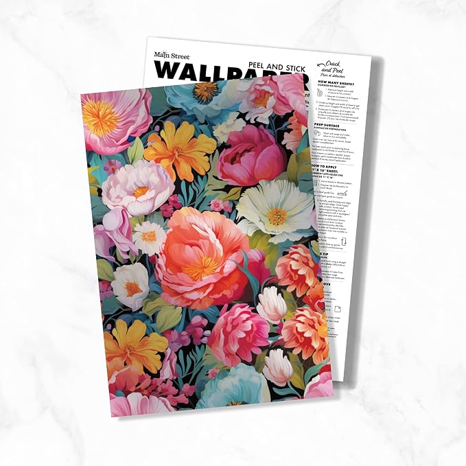 Main Street Peel and Stick Wallpaper Eco-Friendly Sheets 12 Pack, 11 X 16 Inch - Image 6