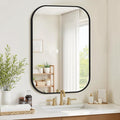 Bathroom Mirror for Wall, HD Reflection Shatterproof Mirror for Living Room by Unknown
