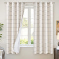 Lajode Linen Blackout Curtains for Bedroom by Lajode