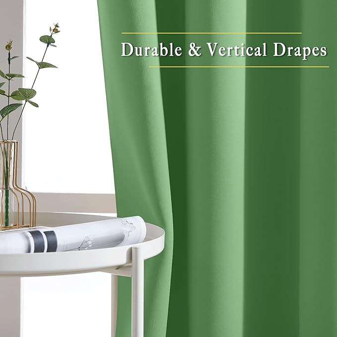 NICETOWN Blackout Short Curtain 63 inches Long - Image 6