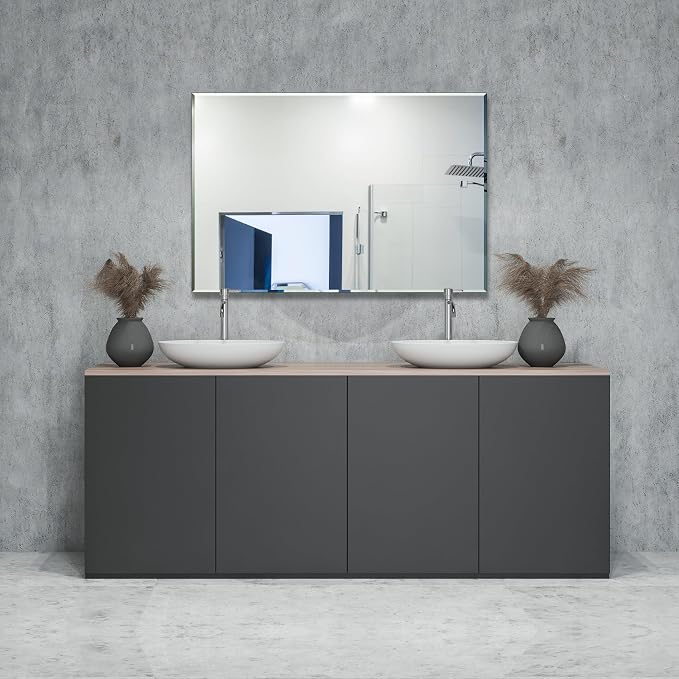 Ruomeng Wall Mirror Bathroom Mirrors - Image 2