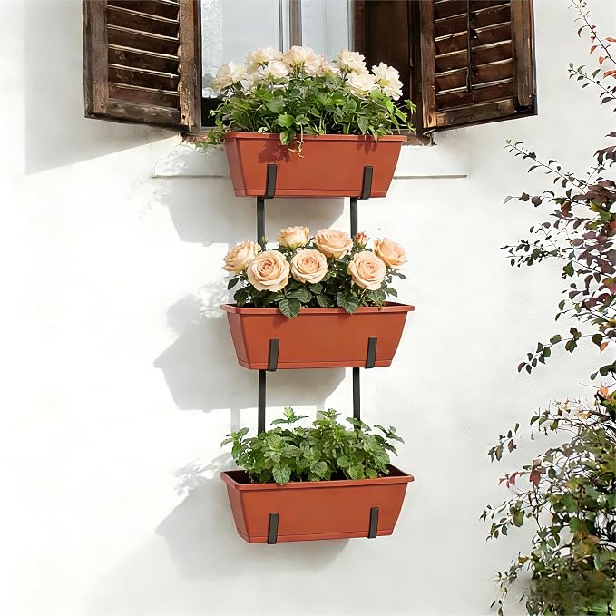 OYEAL Railing Planter Box Window Boxes Planters by OYEAL