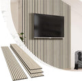 Olanglab Wood Wall Panels 4 Pack, Wood Slat Acoustic Wall Panels, 94.5"x12.6" by Olanglab