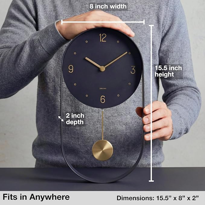 Driini Modern Pendulum Wall Clock - Image 3