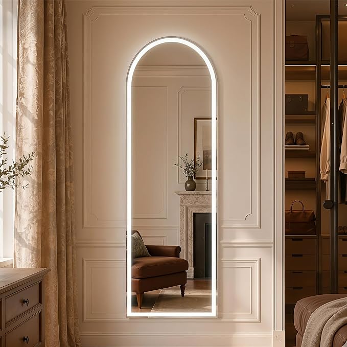 63"x20" Arched Full Length Mirror - Image 5