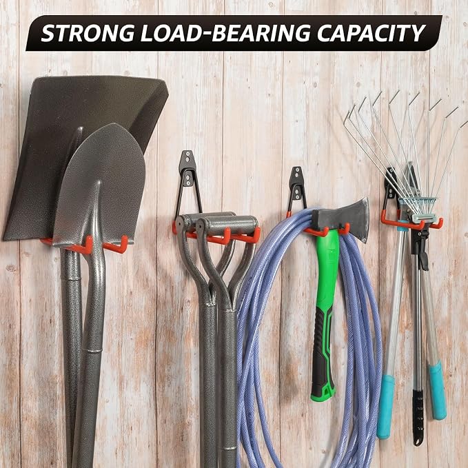20 Pack Garage Hooks, Heavy Duty Steel Wall Mount Utility Hangers - Image 5