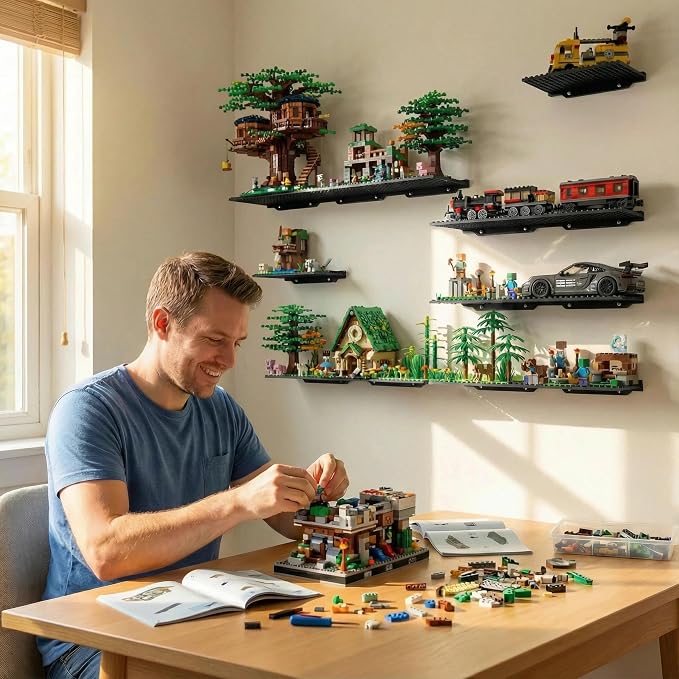 LRANFOW 6 Pack Wall Display Shelf - Image 6